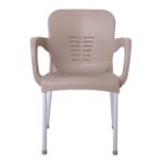 LARA-II Πολυθρόνα Dining Στοιβαζόμενη, ALU Silver, PP Tortora 60x59x81cm - Image 17