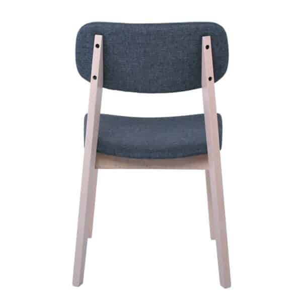 DAMA Καρέκλα Τραπεζαρίας Οξιά Φυσικό, Ύφασμα Γκρι 48x51x83cm - Image 16