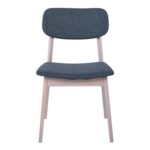 DAMA Καρέκλα Τραπεζαρίας Οξιά Φυσικό, Ύφασμα Γκρι 48x51x83cm - Image 17