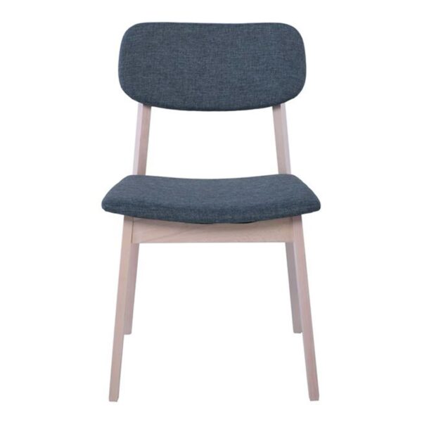 DAMA Καρέκλα Τραπεζαρίας Οξιά Φυσικό, Ύφασμα Γκρι 48x51x83cm - Image 17