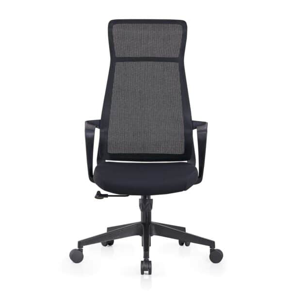 BF2990  Πολυθρόνα Γραφείου Διευθυντή, Mesh Μαύρο, Ύφασμα Μαύρο 73x67x118/128cm - Image 15