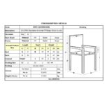 VALERIA Πολυθρόνα Τραπεζαρίας Κήπου Στοιβαζόμενη, PP Απόχρωση Μπεζ (Rattan Look) 57x64x89cm - Image 9