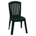 VERONIKA Καρέκλα Τραπεζαρίας Κήπου Στοιβαζόμενη, PP Απόχρωση Πράσινο 50x53x89cm - Image 6