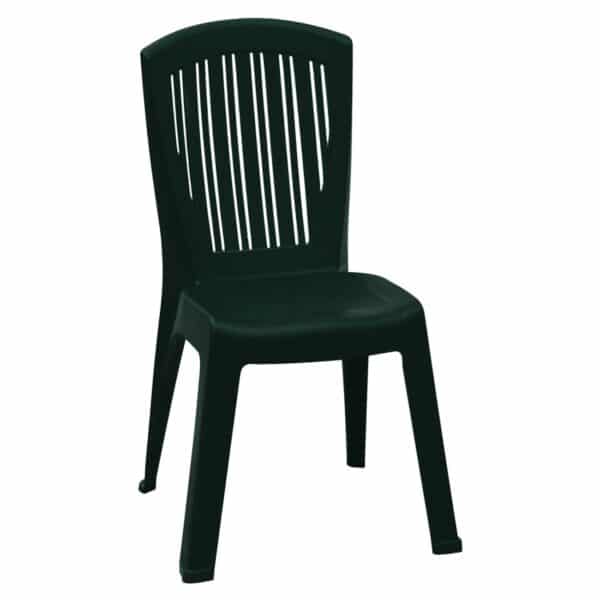 VERONIKA Καρέκλα Τραπεζαρίας Κήπου Στοιβαζόμενη, PP Απόχρωση Πράσινο 50x53x89cm - Image 6