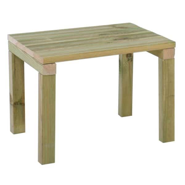 LUGANO Τραπεζάκι Παραλίας - Ξαπλώστρας, Εμποτισμού Pine Απόχρωση Φυσικό 48x37x36cm - Image 6