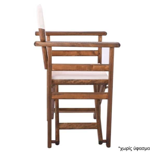 Σκηνοθέτη Σκελετός Πολυθρόνας Οξιά, Βαφή Εμποτισμού Καρυδί, Πτυσσόμενη 61x52x85cm - Image 13