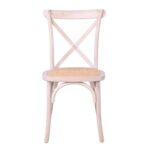 DESTINY Καρέκλα Τραπεζαρίας Οξιά Απόχρωση Decape Άσπρο, Κάθισμα Ψάθα, Στοιβαζόμενη 48x52x89cm - Image 17