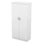 ΝΤΟΥΛΑΠΑ Γραφείου Δίφυλλη, Απόχρωση Άσπρο 80x40x171cm - Image 6