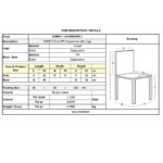 DORET Καρέκλα Στοιβαζόμενη PP Cappuccino, με πόδι αλουμινίου 50x55x83cm - Image 9