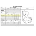 ALMA Πολυθρόνα - Μπερζέρα Σαλονιού - Καθιστικού Φυσικό, Ύφασμα Patchwork, K/D 69x76x97cm - Image 9