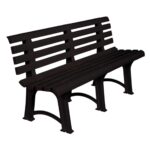 ATENA Παγκάκι Κήπου-Βεράντας, PP Ανθρακί 150x73x51cm - Image 6