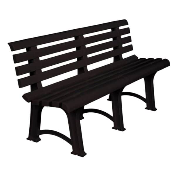 ATENA Παγκάκι Κήπου-Βεράντας, PP Ανθρακί 150x73x51cm - Image 6