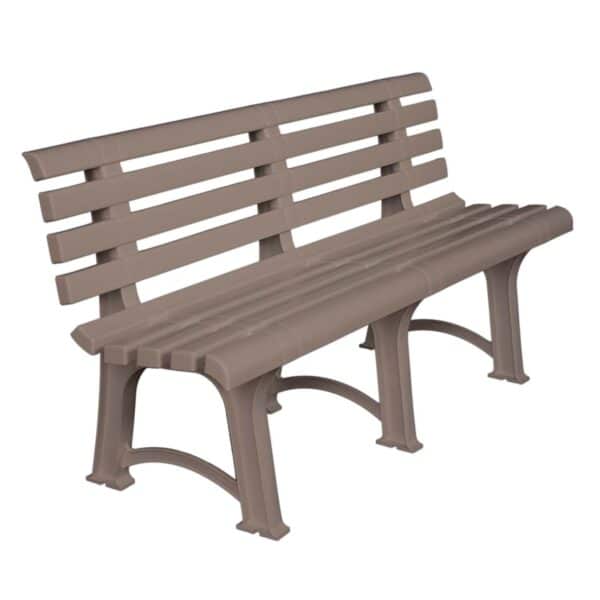 ATENA Παγκάκι Κήπου-Βεράντας, PP Tortora 150x73x51cm - Image 6