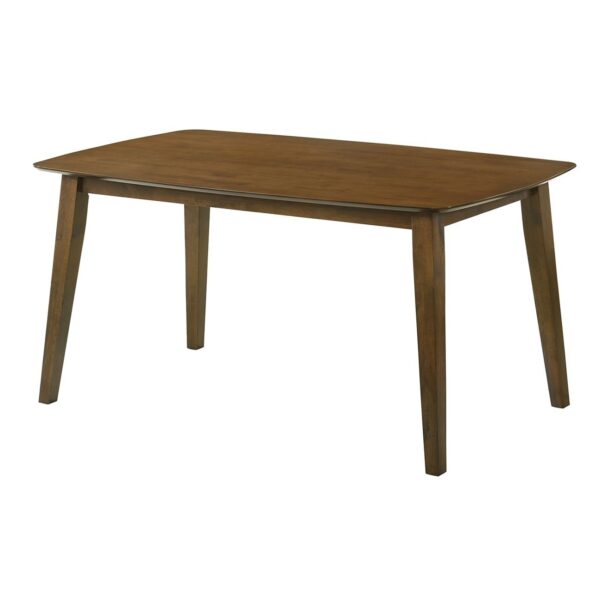 DOM Τραπέζι Τραπεζαρίας, Mdf Απόχρωση Καρυδί 150x90x75cm - Image 6