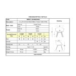 GILLAN Πολυθρόνα Μέταλλο Βαφή Μαύρο, Ύφασμα Teddy, Απόχρωση Άσπρο 54x54x81cm - Image 9