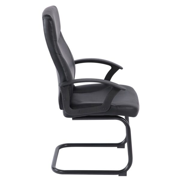 BF1250V Πολυθρόνα Γραφείου Επισκέπτη, Pu Μαύρο 60x64x100cm - Image 13