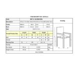 MOLLY Πολυθρόνα Βεράντας-Κήπου Μέταλλο Βαφή Άσπρο, Wicker Φυσικό, Μαξιλάρι Εκρού 55x61x85cm - Image 9