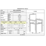 VIRNA Πολυθρόνα Κήπου Βεράντας, Μέταλλο Βαφή Ανθρακί Textilene Γκρι,Polywood Φυσικό 56x63x90cm - Image 18