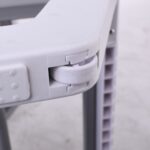 SUMMER K/D Ξαπλώστρα με μπράτσα Αλουμίνιο Ανθρακί, PP Άσπρο - Textilene Γκρι 69/58x196x31cm - Image 15