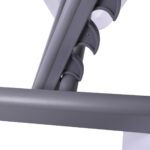 SUMMER K/D Ξαπλώστρα με μπράτσα Αλουμίνιο Ανθρακί, PP Άσπρο - Textilene Γκρι 69/58x196x31cm - Image 16