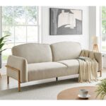 MOLINO Καναπές - Κρεβάτι Σαλονιού - Καθιστικού, Ύφασμα Μπεζ 218x85x83cm Bed:218x112x42cm - Image 17