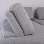 BRISTOL Καναπές Σαλονιού Καθιστικού Πολυμορφικός, Ύφασμα Ανοιχτό Γκρι 318x212x106  H.89cm - Image 14