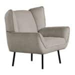 EMERALD Πολυθρόνα Σαλονιού - Καθιστικού, Ύφασμα Κοτλέ Μπεζ 83x83x92cm - Image 8