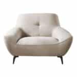 PEDRO Πολυθρόνα Σαλονιού - Καθιστικού, Ύφασμα Mixed Beige 109x92x83cm - Image 8