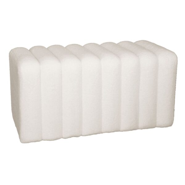 TOGO Σκαμπό Βοηθητικό, Teddy Ύφασμα Εκρού 80x40x41cm - Image 6