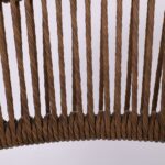 MADY Πολυθρόνα Βεράντας-Κήπου ALU Ανθρακί, Rope Wicker Φυσικό, Στοιβαζόμενη 56x59x78cm - Image 21