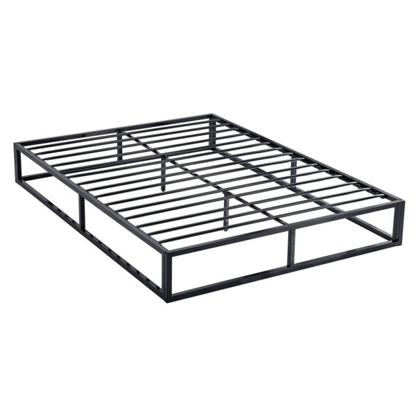 ΥΠΟΣΤΡΩΜΑ Μέταλλο Βαφή Μαύρο, με Μεταλλικές τάβλες 200x160x24 (Στρώμα 160x200)cm - Image 6