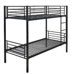 TIVOLI Κρεβάτι Κουκέτα Μέταλλο Βαφή Μαύρο 98x200x165 (Στρώμα 90x190)cm - Image 12