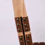 DUNE Καρέκλα Τραπεζαρίας, Ξύλο Απόχρωση Φυσικό, Κάθισμα-Πλάτη Ιμάντες Pu Καφέ 50x59x85cm - Image 23