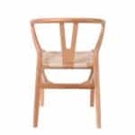 LIMA Καρέκλα Στοιβαζόμενη, Ξύλο Απόχρωση Φυσικό, Κάθισμα Paper Rope Φυσικό 56x55x76cm - Image 18