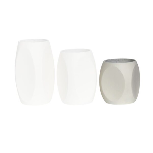 VASE-4 Βάζο Cement, Απόχρωση Beige Φ33x40cm Φ33x40cm - Image 6