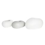 FLOWER POT-ROCK 50x32x19cm, Cement Απόχρωση White 50x32x19cm - Image 6