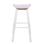 PENT Σκαμπό Bar, Μέταλλο Βαφή Άσπρο, PP Άσπρο 49x52x72/84cm - Image 16