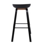 PENT Σκαμπό Bar, Μέταλλο Βαφή Μαύρο, PP Μαύρο 49x52x72/84cm - Image 16