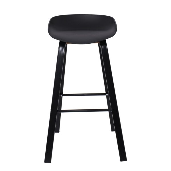 PENT Σκαμπό Bar, Μέταλλο Βαφή Μαύρο, PP Μαύρο 49x52x72/84cm - Image 17