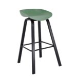 PENT Σκαμπό Bar, Μέταλλο Βαφή Μαύρο, PP Πράσινο 49x52x72/84cm - Image 14