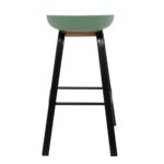 PENT Σκαμπό Bar, Μέταλλο Βαφή Μαύρο, PP Πράσινο 49x52x72/84cm - Image 16