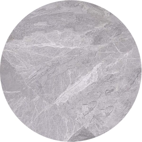 Επιφάνεια Μάρμαρο Sintered Stone, Απόχρωση Grey Marble (MDF για στήριξη βάσης) Φ60cm/11mm - Image 6