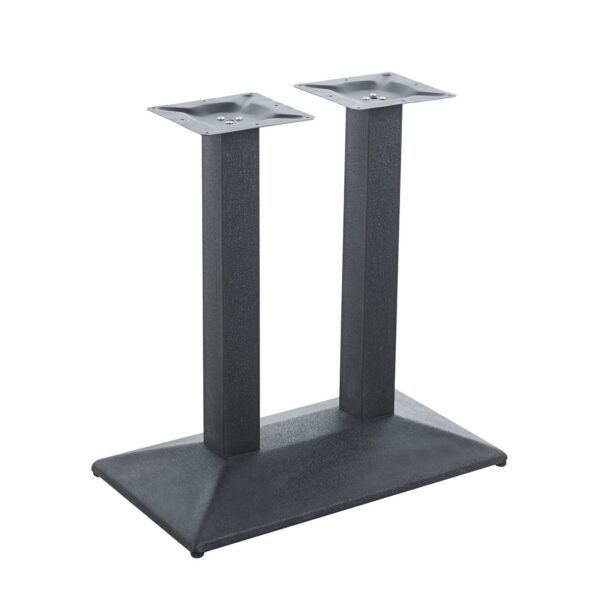 IBIS Βάση Τραπεζιού Μακρόστενη Μέταλλο Βαφή Μαύρο Matte (11,00 Kg) 70x40cm H.73cm - Image 6