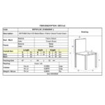 MYRIAM K/D Καρέκλα Τραπεζαρίας Μέταλλο Βαφή Μαύρο, Ύφασμα Velure Forest Green ( Συσκ.4 ) 50x56x83cm - Image 6