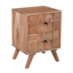 TEKA-W Κομοδίνο Ξύλο Ακακία Φυσικό 40x35x55cm - Image 6