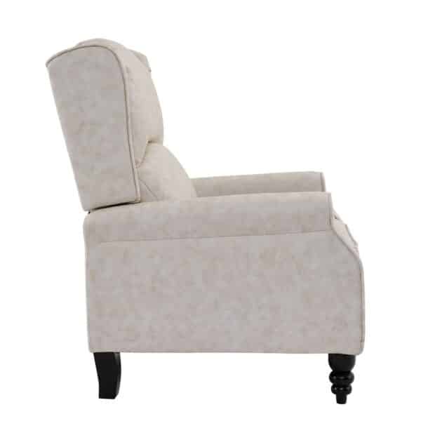 SIMPLE Relax Πολυθρόνα Μπερζέρα Σαλονιού, Καθιστικού, Ύφασμα Απόχρωση Antique Εκρού 72x84x97cm - Image 19