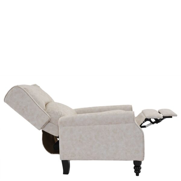 SIMPLE Relax Πολυθρόνα Μπερζέρα Σαλονιού, Καθιστικού, Ύφασμα Απόχρωση Antique Εκρού 72x84x97cm - Image 23
