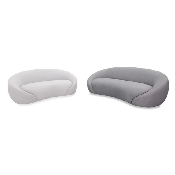 RAMON Καναπές 3θ - Σαλονιού - Καθιστικού, Ύφασμα Γκρι 229x106x78cm - Image 9