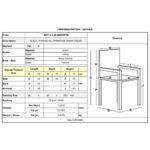 MADY Πολυθρόνα Βεράντας-Κήπου ALU Άσπρο, Rope Wicker Φυσικό, Στοιβαζόμενη 56x59x78cm - Image 15