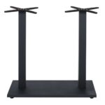 PRATO-W Βάση Τραπεζιού BAR 70x40cm H.93cm Μέταλλο Βαφή Μαύρο με Ρεγουλατόρο/ 18Kg 70x40 H.93cm - Image 6